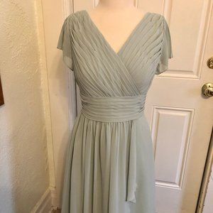 Azazie Luna Bridesmaid Dress in Dusty Sage